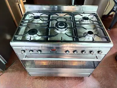 Smeg Top Gas oven Electric With oven Dual FAN. Made Italy