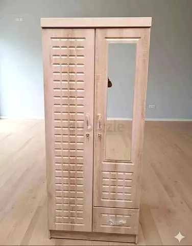 Spacious wardrobe 2door modern style