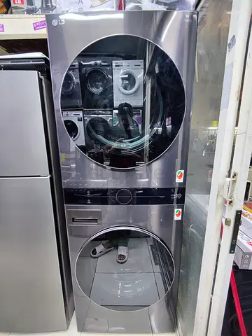 LG latest model Front-Load Washer and Dryer tower 19/16kg - Space Saving