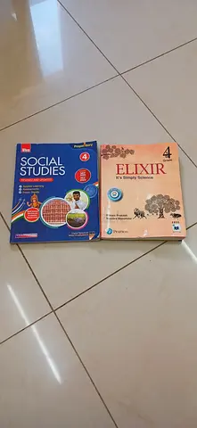 Grade 4social studies and science book for sale..