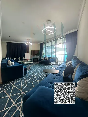 للبيع – شقة فاخرة في كورنيش ريزيدنس فرصة مميزة لامتلاك شقة بتشطيبات سوبر ديلوكس وجاهزة للسكن الفوري بإطلالة بحرية رائعة.