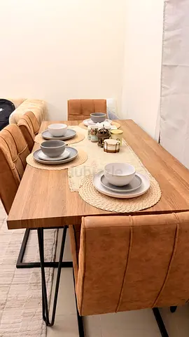 Stylish Dining Table Set with Modern Chairs