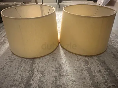 Free 2 beige lamp shades