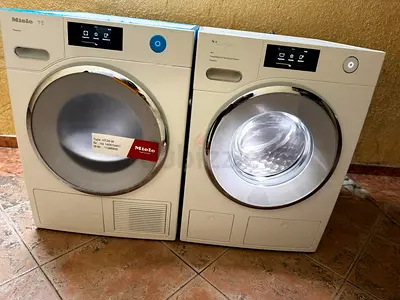 Miele latest model twin dos 9 kg washer and 9 kg dryer separate set with WIFI  by htc