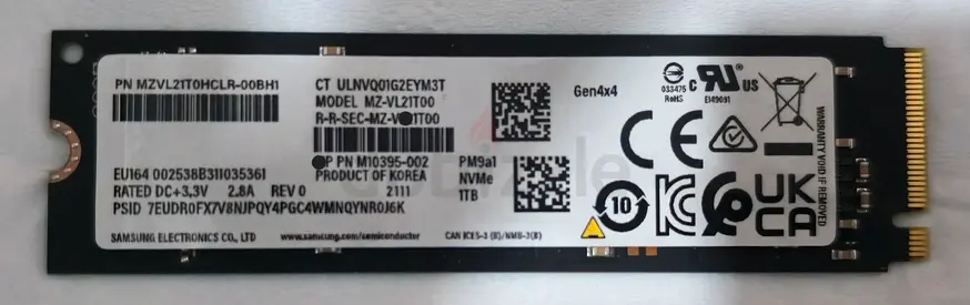 1TB Samsung M.2 NVMe SSD (1TB, M.2 NVMe)