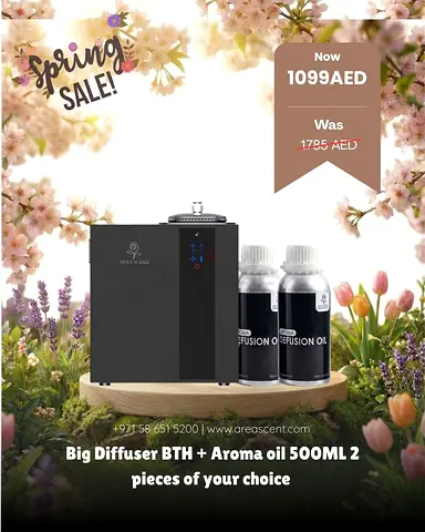 Big BTH Diffuser with 2 x 500ml Aroma Oils