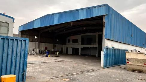 Warehouse and Open Land + 2 Open Sheds for Yearly Rent | Ras Al Khor 2 | No Commission