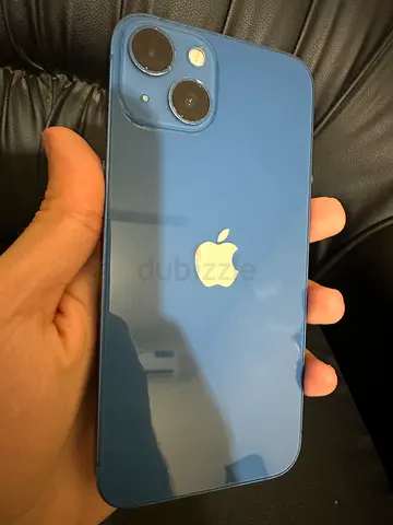 IPhone 13 128gb blue colour in good condition- ايفون 13 مساحته 128 جيجا اللون الأزرق بحالة جيدة