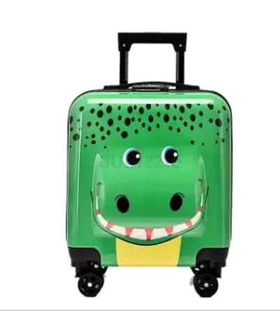 My kids green dinosaur rolling suitcase (UN-USED)