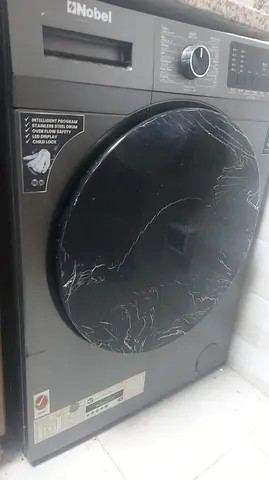 Nobel Front-load Washing Machine (Black) - Used, Working