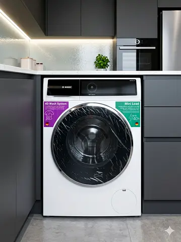 Bosch series 8 model WGB24400GC/11 9 kg washer with WiFi model by htc
