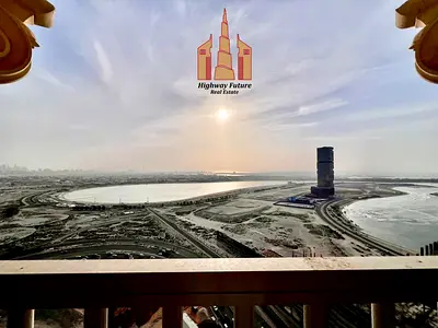 partially sea facing - 3 bedroom apartment with maid's room - balcony - only 85k - multiple cheque payable