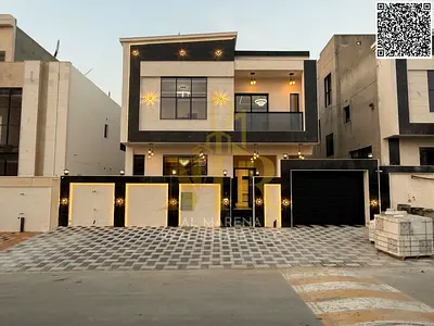 فيلا فاخرة في الحليو عجمان – 5 غرف ماستر ومطبخ مودرن بسعر شامل رسوم التسجيل