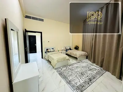 شقة غرفتين وصالة للإيجار | كورنيش عجمان | فرش جديد | 5200 درهم
