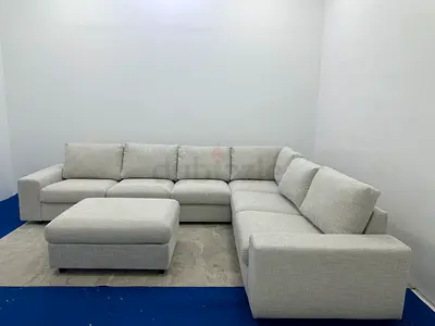 Still brand new IKEA vimle corner sofa with footstool