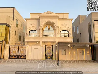Own for the price of your rent | Own a luxury villa in Al Alia, Ajman | 7 master bedrooms - 3 living rooms - elevator and roof | Ready to move in.