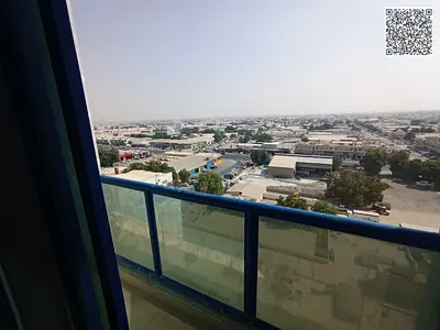 شقة غرفتين وصالة مع بلكونة وتكييف مركزي خلف أسواق الإمارات