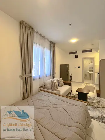 🏢 Furnished Studio for Monthly Rent – ​​VIP Furnishings 📍 Ajman Corniche | Al Andalus Building ✨ Elegant Studio with VIP Furnishings 🛋️ Modern Fu