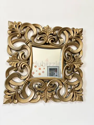 Golden Wall Mirror for Sale