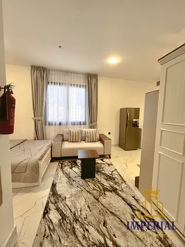 استديو مفروش VIP قريب من كورنيش عجمان