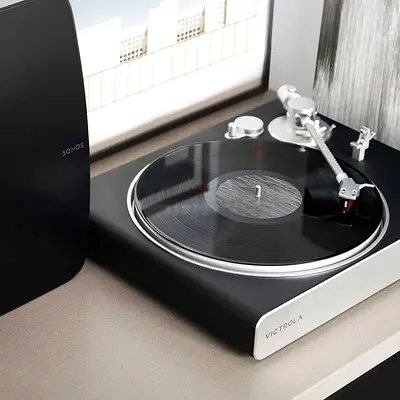 Victrola Stream Carbon 2-Speed Vinyl Record Player