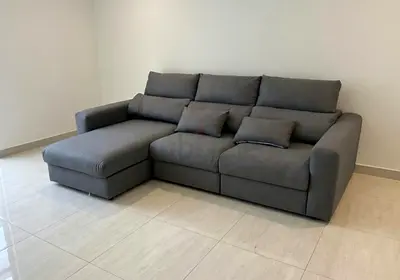 Ikea eskilstuna L shape sofa bed under