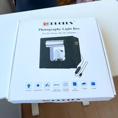 Ducus Light box 25x25x25 cm Portable Photography Light Box