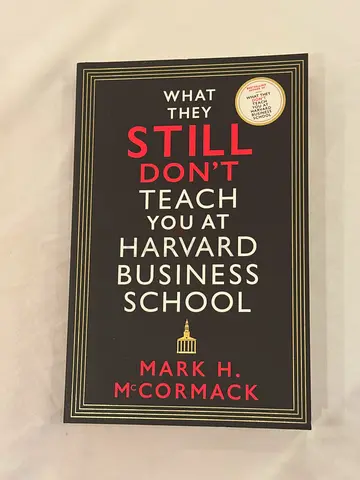 What they still don’t teach you at Harvard school