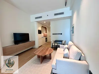 استوديو مفروش | شرفة | مساكن JVC Rise | إطلالة على وسط المدينة