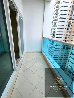 Spacious 1BR Hall Apartment for Annual Rent in Ajman One Towers, Excellent Finishing, Free Parking,