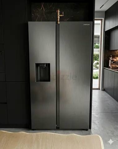 SAMSUNG LATEST MODEL side by side refrigerator with water depanser and ice maker BY BNM