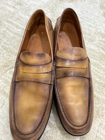 Berluti brown leather shoes