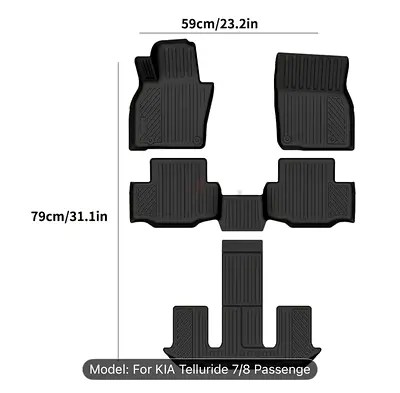 Kia Telluride TPE Floor mats 2020-2025 model