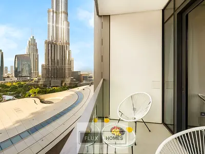 Ultra-Luxury Living | Full Burj Khalifa and Fountain View | 2BR with 3 beds
