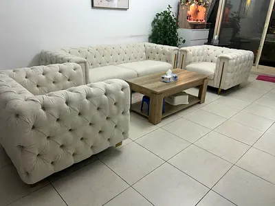 Luxury European Chesterfield Sofa Set