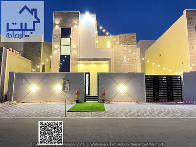 The villa of your dreams, including registration fees, at a very attractive price, next to services on Sheikh Mohammed bin Zayed Road, freehold for al