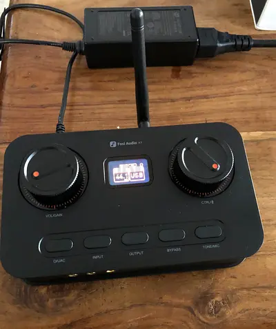 Fosi Audio K7 DAC Headphone Amp, Desktop USB C Digital to Analog Audio Converter