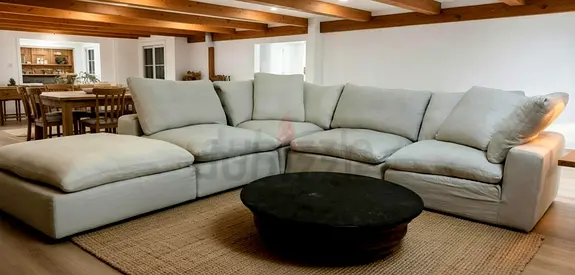 Marina home feather 🪶 filled Luscious sectional sofa