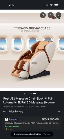 Stress free Massage Chair for Sale!