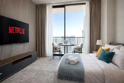 Modern Studio Apartment | Binghatti Tulip | JVC | High Floor | Multiple Cheques