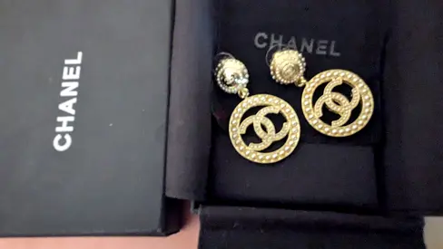 Chanel Gold Earrings