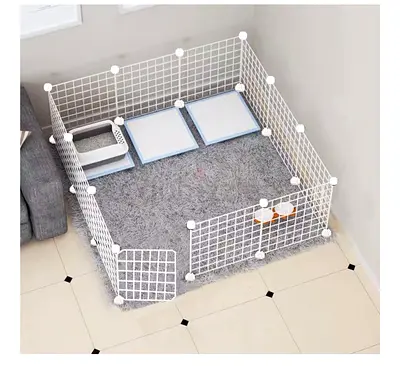 Wire Grid Playpen for Rabbits  Guinea Pigs - Used