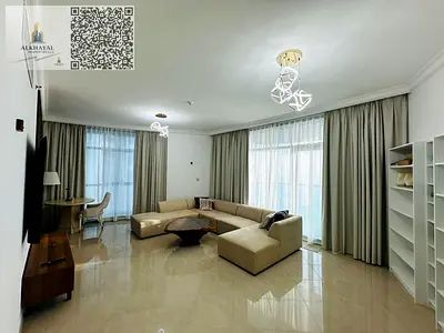 Two-bedroom apartment for monthly rent in Corniche Residences 🏢✨