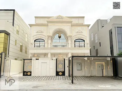 Villa (classic design_with lift)| ajman| al alia | 7 master rooms, 3halls, elevator| freehold | 0 registration fees | negotiable price.