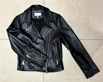 REISS Leather Biker Jacket – Original