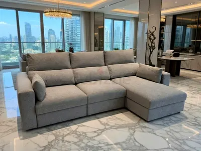 Ikea Esklstuna Lshape sofa with under storage