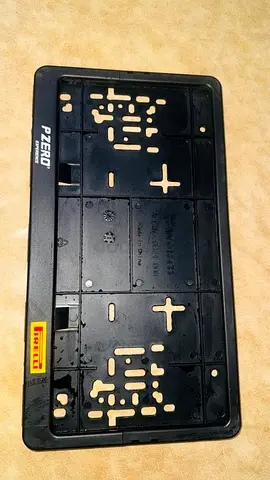 Wurth number plate frame - dubai square plates