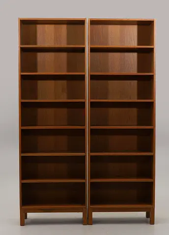 Walnut shelves, bookcase