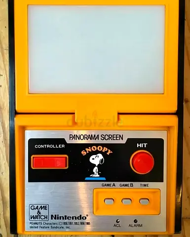 Nintendo game  watch panorama screen snoopy