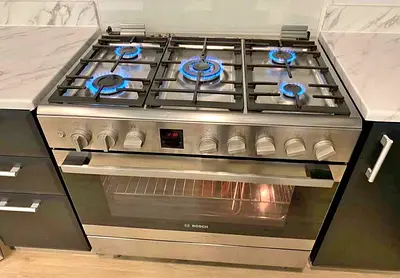 Bosch Gas range cooker Stainless steel
HGK90VQ59M, 90*60cm